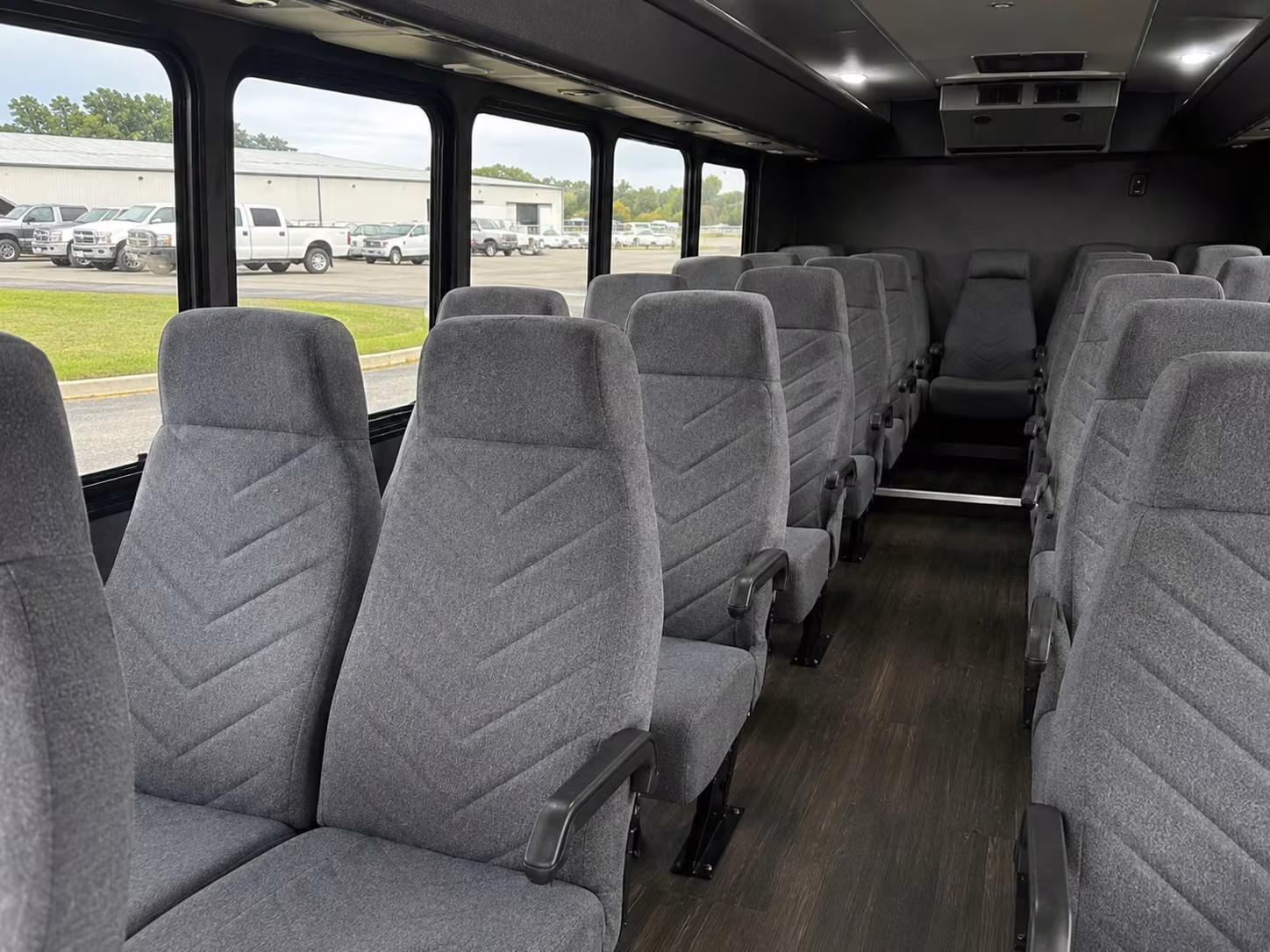 15 passenger minibus inside