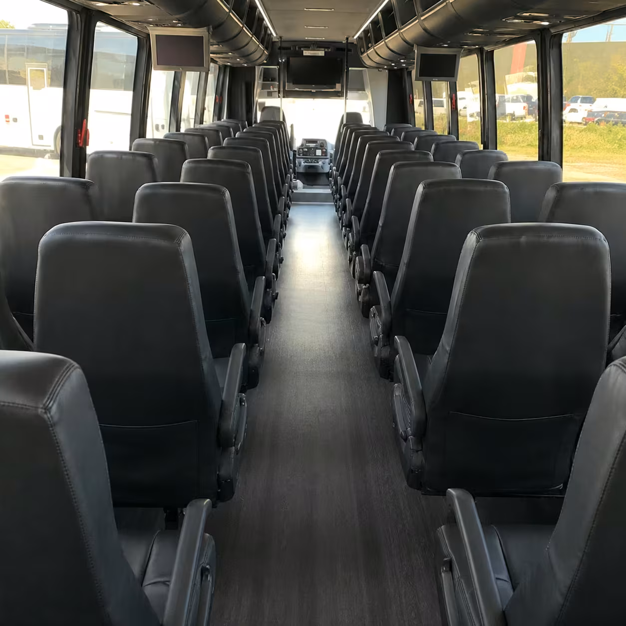28 passenger minibus interior