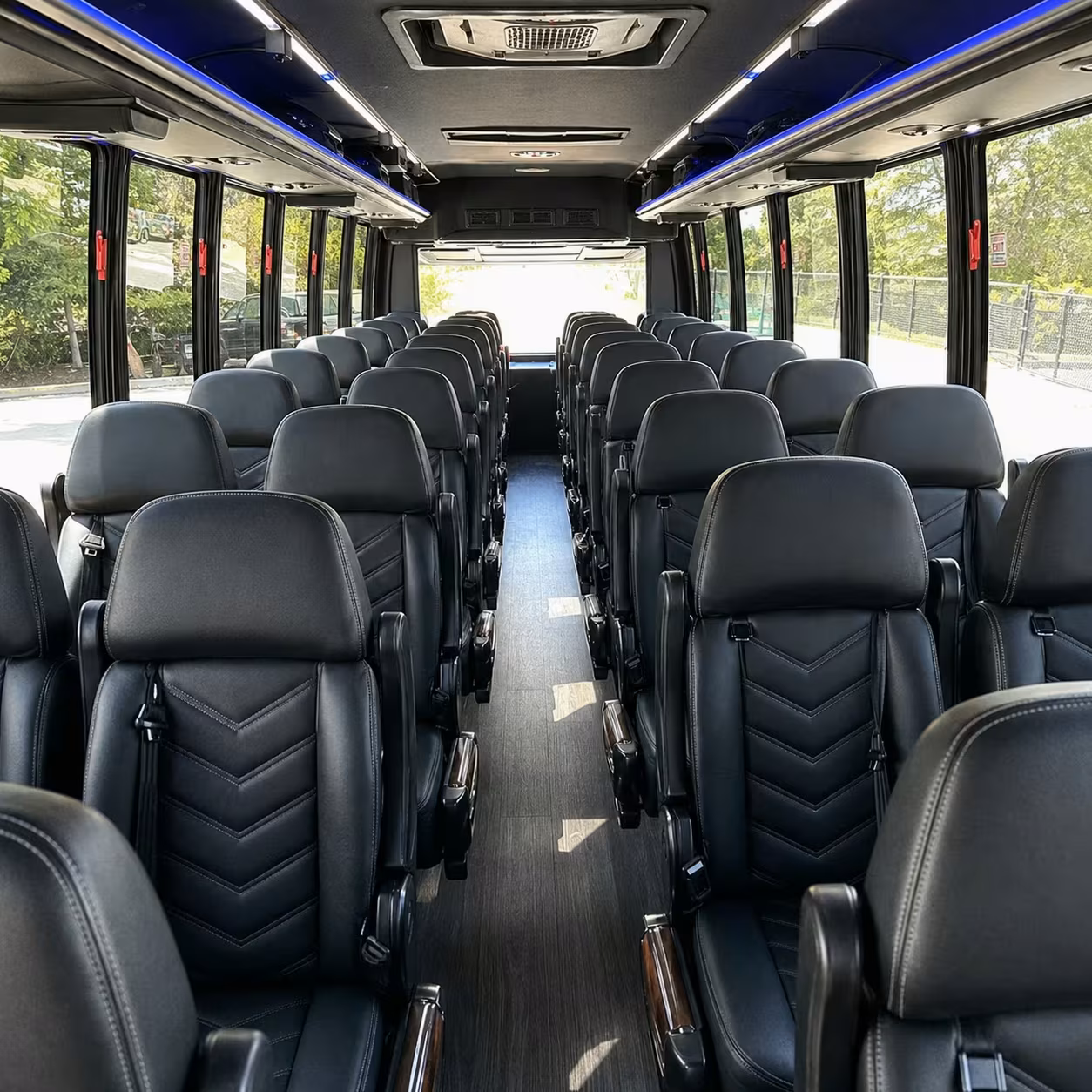 30 passenger minibus inside