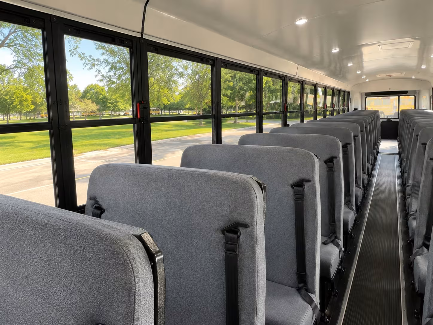 school bus interior