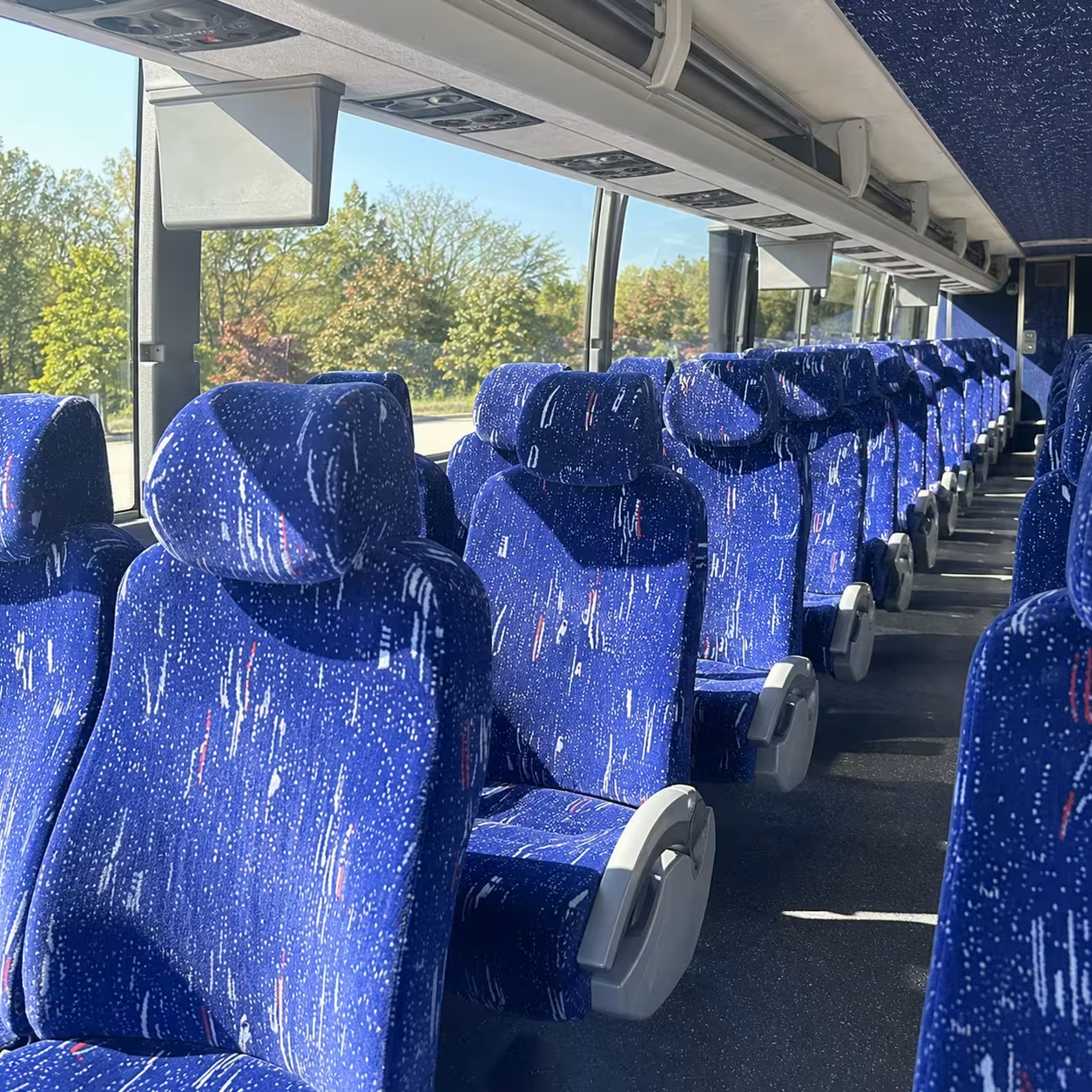 vancouver charter bus interior