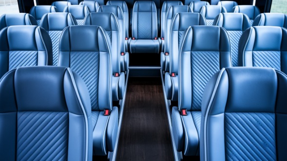 28 passenger minibus interior