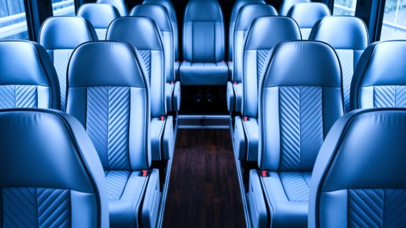 vancouver 28 passenger minibus inside