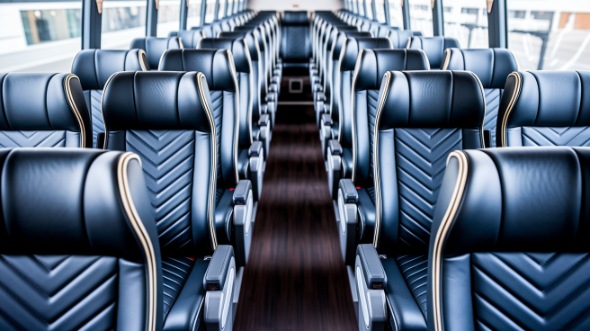 vancouver 54 passenger charter bus inside